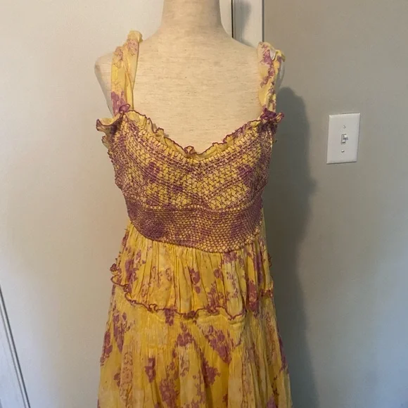 FREE PEOPLE Forever Favorite Maxi Dress Women's Large - Picture 3 of 5